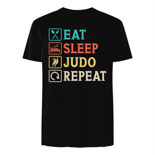 Eat Sleep Judo Repeat t-shirt 